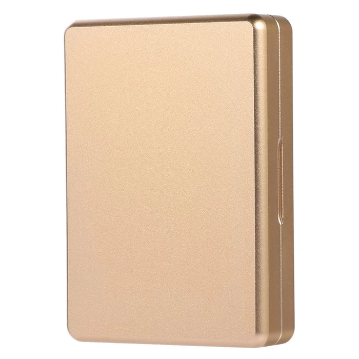 Portable Protective Case Compatible with All IQOS Models Electronic Cigarette Aluminum Alloy Storage Box - Gold - 4