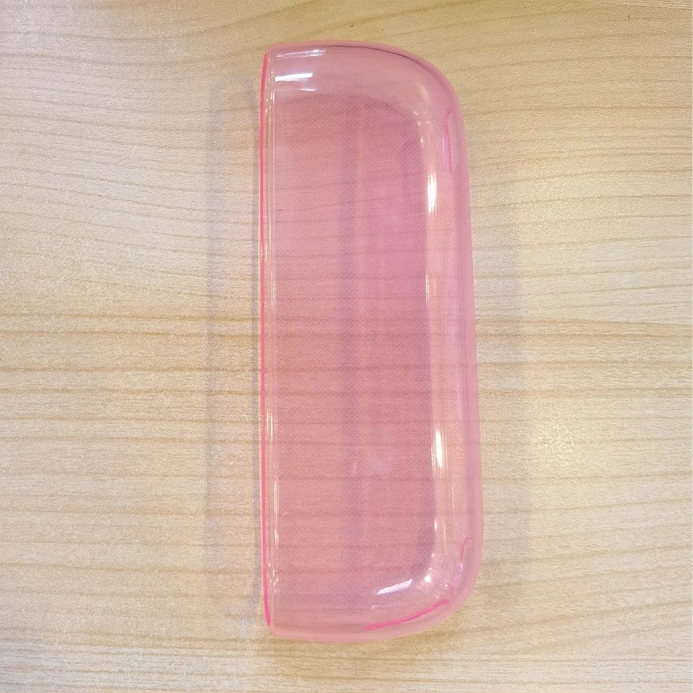 For IQOS ILUMA E-cigarette Soft TPU Protective Case Anti-scratch Storage Pouch - Transparent Pink - 3