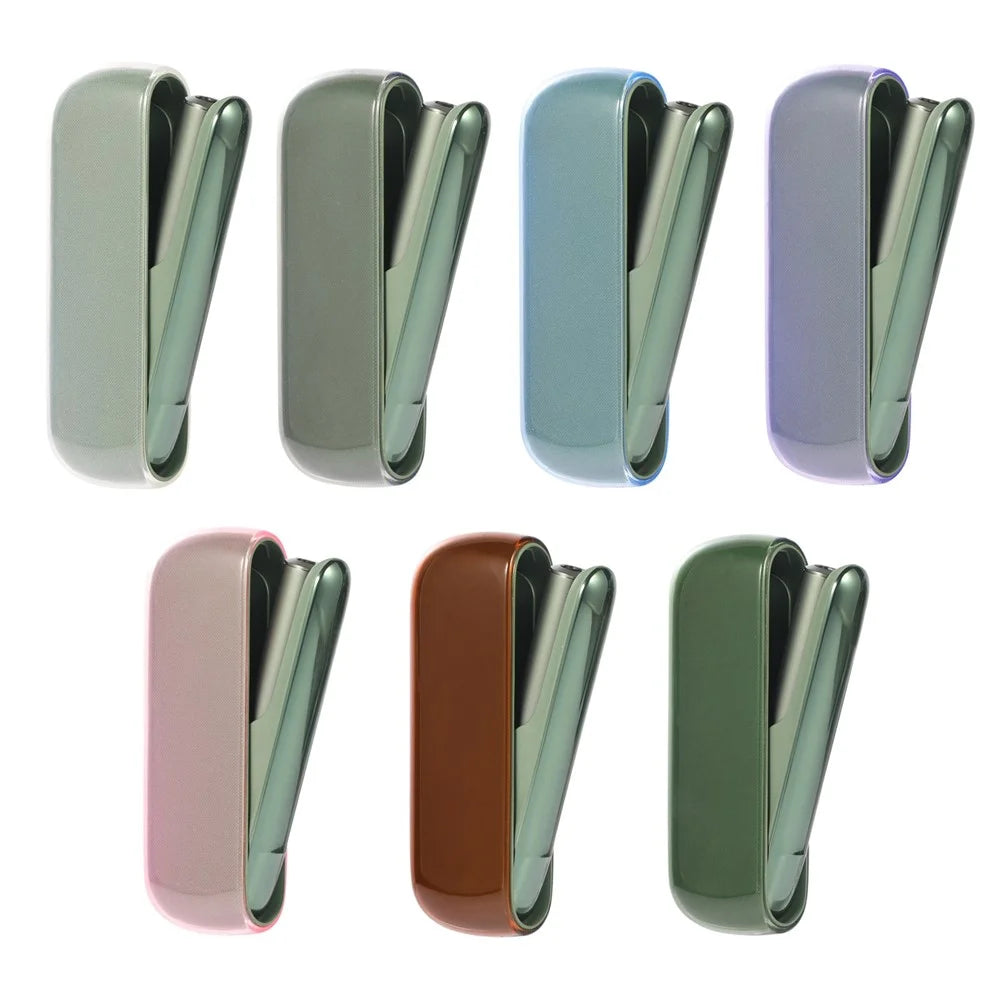 For IQOS ILUMA E-cigarette Soft TPU Protective Case Anti-scratch Storage Pouch - Transparent Pink - 5
