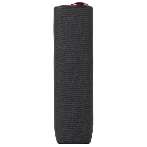 For IQOS ILUMA ONE E-cigarette Protective Cover Twill Design TPU+PU Leather Anti-scratch Housing - Black - 1