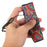 For IQOS ILUMA ONE Stylish Pattern E-cigarette Drop-proof Cover TPU+PU Leather Anti-scratch Case - Red Flower - 4