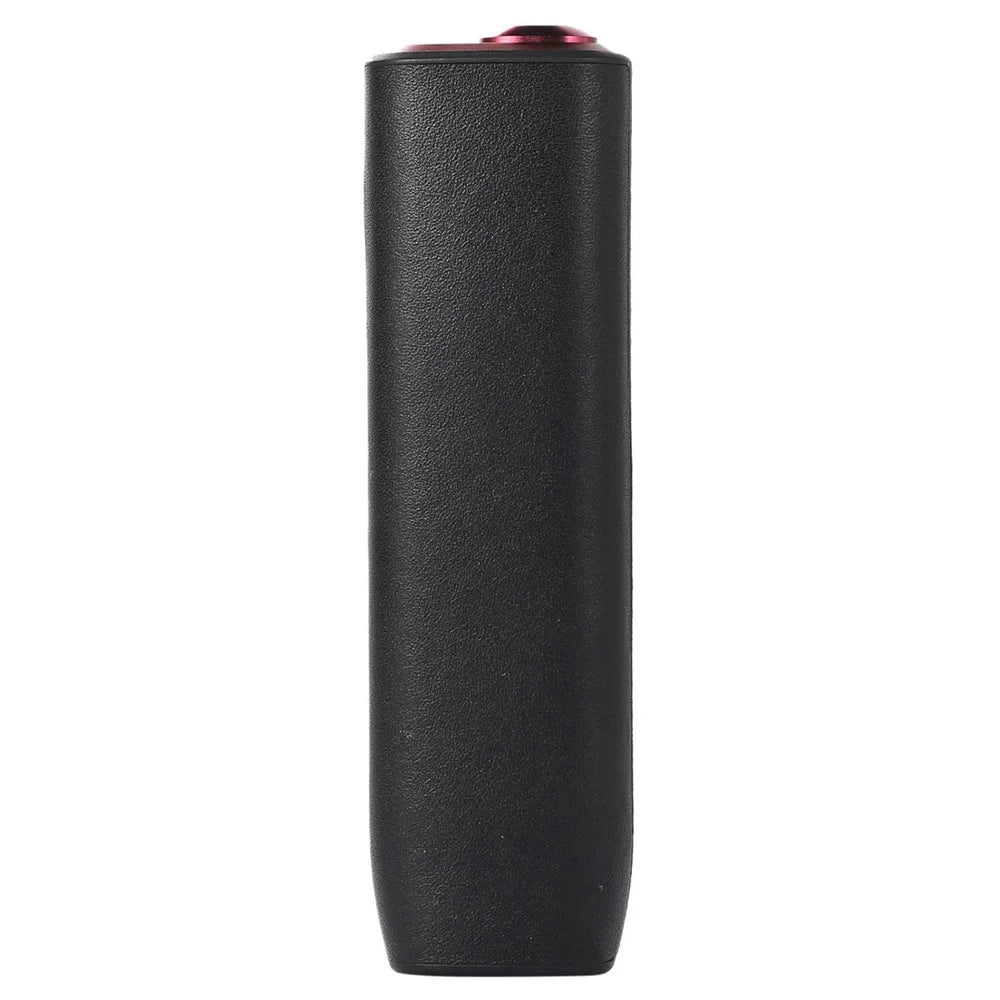 For IQOS ILUMA ONE TPU+Genuine Leather Anti-scratch Anti-drop Case E-cigarette Protective Cover - Black - 1
