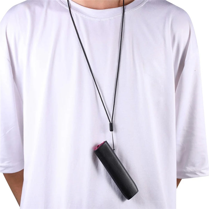 For IQOS ILUMA ONE TPU+Genuine Leather Anti-scratch Anti-drop Case E-cigarette Protective Cover - Black - 2