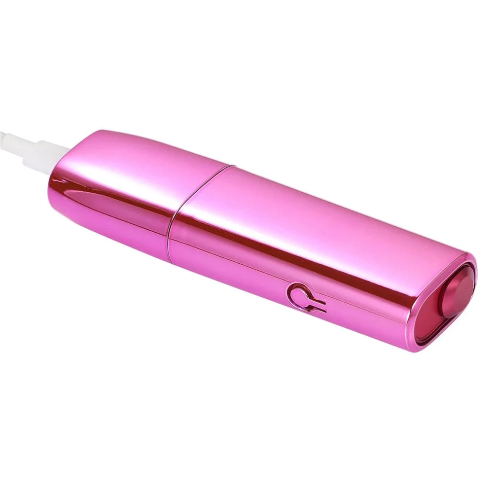 For IQOS ILUMA ONE Stylish Electroplate PC Protective Case E-cigarette Drop-proof Cover - Rose Pink - 2