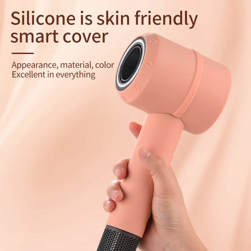 Silicone Protective Sleeve for Dyson Airwrap Hair Styler, Anti-scratch Dust-proof Protective Cover - Dark Blue - 3