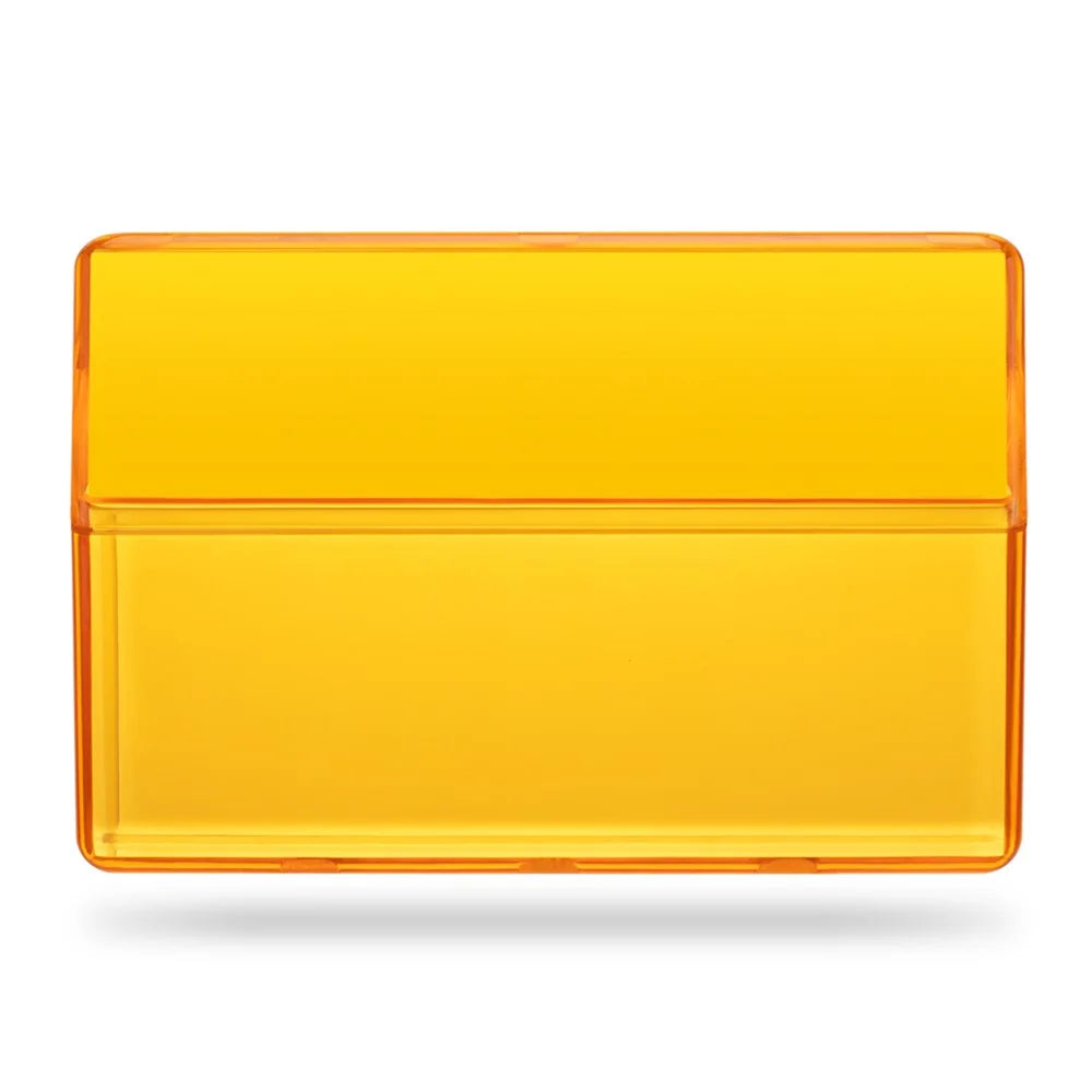 For IQOS E-cigarette Cartridge Solid Color PC Protective Box Anti-scratch Storage Case - Transparent Brown - 1