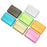 For IQOS E-cigarette Cartridge Solid Color PC Protective Box Anti-scratch Storage Case - Transparent Brown - 4