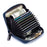 BULLCAPTAIN 05 Mini Wallet Top-Layer Cowhide Leather RFID Blocking Card Pouch Coin Storage Bag - Dark Blue - 3