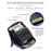 BULLCAPTAIN 05 Mini Wallet Top-Layer Cowhide Leather RFID Blocking Card Pouch Coin Storage Bag - Dark Blue - 6