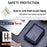 BULLCAPTAIN 05 Mini Wallet Top-Layer Cowhide Leather RFID Blocking Card Pouch Coin Storage Bag - Dark Blue - 7