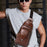 BULLCAPTAIN 110 Top-Layer Cowhide Leather Crossbody Bag Multifunction Outdoor Sports Chest Bag Day Pack Backpack - Brown - 4