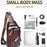 BULLCAPTAIN 0127 Large Chest Bag Top-Layer Cowhide Leather Crossbody Daypack with USB Charging Port - Coffee - 6