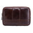 BULLCAPTAIN Horizontal Genuine Cowhide Leather Belt Bag for 5.0-5.5" Smartphone Waist Pouch - Brown - 5