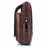 BULLCAPTAIN Horizontal Genuine Cowhide Leather Belt Bag for 5.0-5.5" Smartphone Waist Pouch - Brown - 6