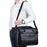 BULLCAPTAIN 046 Top Layer Cowhide Leather Laptop Briefcase for Men Business Crossbody Bag with Shoulder Strap - Black - 2
