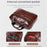 BULLCAPTAIN 053 Business Briefcase Top-Layer Cowhide Leather Handbag Shoulder Bag Laptop Messenger Crossbody Bag - Coffee - 5
