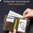 BULLCAPTAIN 037 RFID Blocking Wallet Top-Layer Cowhide Leather Card Carrying Pouch Coin Storage Bag - Brown - 4