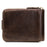 BULLCAPTAIN 231 Zipper Wallet RFID Blocking Top-Layer Cowhide Leather Card Carrying Pouch Coin Storage Bag - Coffee - 2