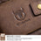 BULLCAPTAIN 231 Zipper Wallet RFID Blocking Top-Layer Cowhide Leather Card Carrying Pouch Coin Storage Bag - Coffee - 4