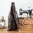 BULLCAPTAIN 520 Mortise Lock Chest Bag Top-Layer Cowhide Leather Crossbody Bag Daypack - Coffee - 2