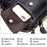 BULLCAPTAIN 037 Large Crossbody Bag Shoulder Bag Top-Layer Cowhide Leather Travel Bag - Black - 4
