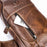 BULLCAPTAIN 019 Retro Top Layer Cowhide Men Chest Bag Casual Single Shoulder Bag - Dark Brown - 4