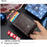 BULLCAPTAIN 464 Top Layer Cowhide Leather Men Wallet Automatic Pop Up Metal Card Case - Coffee - 2