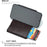 BULLCAPTAIN 464 Top Layer Cowhide Leather Men Wallet Automatic Pop Up Metal Card Case - Coffee - 4