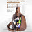 BULLCAPTAIN 125 Sport Casual Men Chest Bag Top Layer Cowhide Crossbody Single Shoulder Bag - Brown - 2