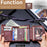 BULLCAPTAIN 02 Top Layer Cowhide Leather Men Tri-fold Wallet Cards Photo Cash Carrying Bag - Coffee - 3