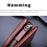 BULLCAPTAIN 02 Top Layer Cowhide Leather Men Tri-fold Wallet Cards Photo Cash Carrying Bag - Coffee - 6
