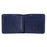 BULLCAPTAIN 031 Business Casual Top Layer Cowhide Men Short Wallet Cards Cash Storage Bag - Blue - 2
