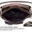 BULLCAPTAIN 0300 Top Layer Cowhide Messenger Bag Retro Men Single Shoulder Crossbody Bag - Coffee - 4