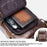 BULLCAPTAIN 0300 Top Layer Cowhide Messenger Bag Retro Men Single Shoulder Crossbody Bag - Coffee - 5