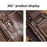 BULLCAPTAIN 0300 Top Layer Cowhide Messenger Bag Retro Men Single Shoulder Crossbody Bag - Coffee - 7