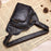 BULLCAPTAIN 2101-xb013 Top-layer Cowhide Leather Chest Bag Crossbody Bat-shape Sling Bag for Hiking, Cycling, Travel, Work - Black - 7