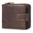BULLCAPTAIN 033 Top-layer Cowhide Leather Wallet Billfold Card Bag Pouch with RFID Blocking Function (Horizontal Style) - Coffee - 1