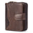 BULLCAPTAIN 033 RFID Blocking Wallet Billfold Top-layer Cowhide Leather Card Bag Pouch (Vertical Style) - Coffee - 1