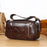 BULLCAPTAIN 0308 Top Layer Cowhide Horizontal Messenger Bag Casual Men Single Shoulder Crossbody Bag - Coffee - 2