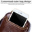 BULLCAPTAIN 0308 Top Layer Cowhide Horizontal Messenger Bag Casual Men Single Shoulder Crossbody Bag - Coffee - 4