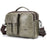 BULLCAPTAIN 036 Men Single Shoulder Crossbody Bag Retro Top Layer Cowhide Messenger Bag - Green - 1