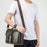 BULLCAPTAIN 036 Men Single Shoulder Crossbody Bag Retro Top Layer Cowhide Messenger Bag - Green - 5