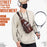 BULLCAPTAIN 121 Retro Style Chest Bag Top-Layer Cowhide Leather Crossbody Sling Bag for Travel, Hiking, Business Trip - Coffee - 2