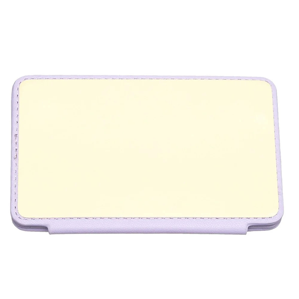 BFK05 3D Rhombus Design Self-adhesive Phone Back Card Holder PU Leather Card Bag - Purple - 2
