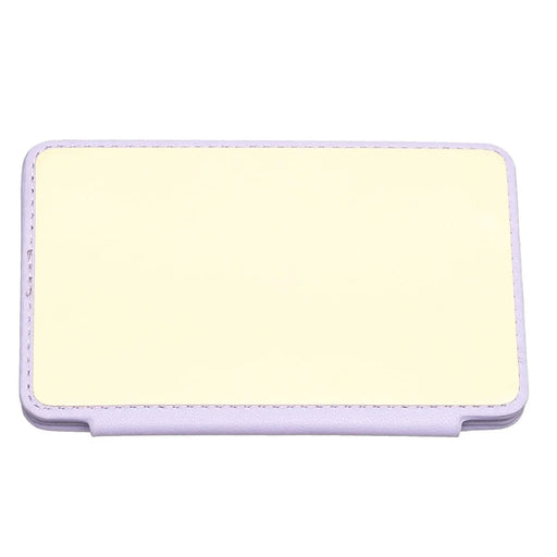 BFK05 3D Rhombus Design Self-adhesive Phone Back Card Holder PU Leather Card Bag - Purple - 2
