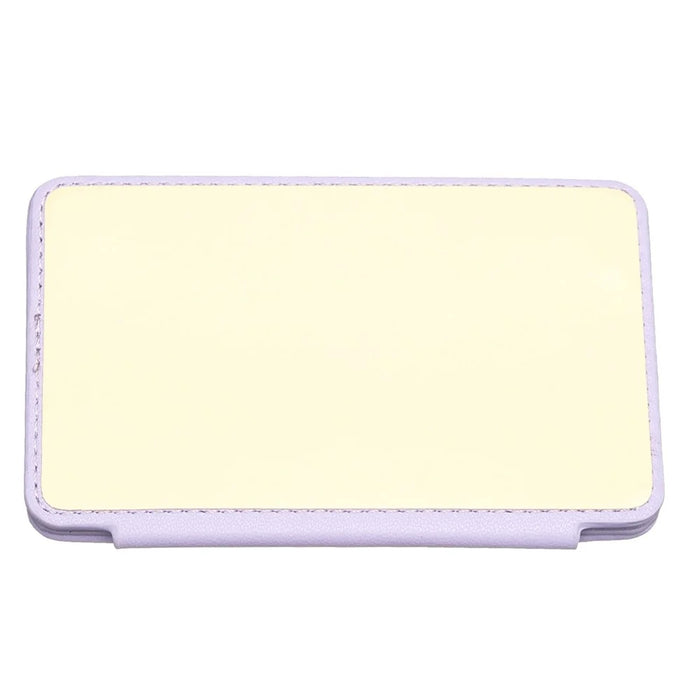 BFK05 3D Rhombus Design Self-adhesive Phone Back Card Holder PU Leather Card Bag - Purple - 2