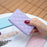 BFK05 3D Rhombus Design Self-adhesive Phone Back Card Holder PU Leather Card Bag - Purple - 4