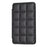 BFK01 3D Grid Design Phone Back Card Holder Self-adhesive PU Leather Card Bag - Black - 1