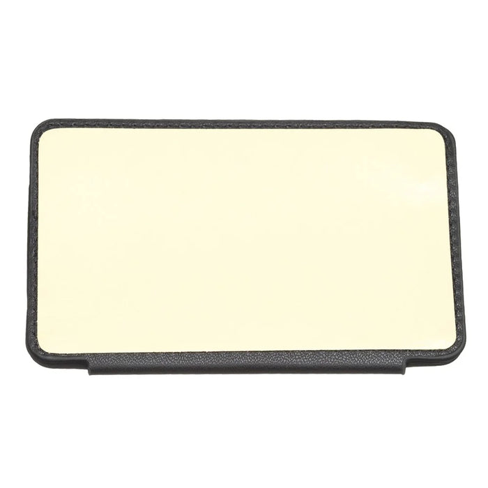 BFK01 3D Grid Design Phone Back Card Holder Self-adhesive PU Leather Card Bag - Black - 3