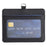 BFK14 Horizontal ID Badge Credit Card Protective Case PU Leather Card Storage Bag with Lanyard - Black - 1